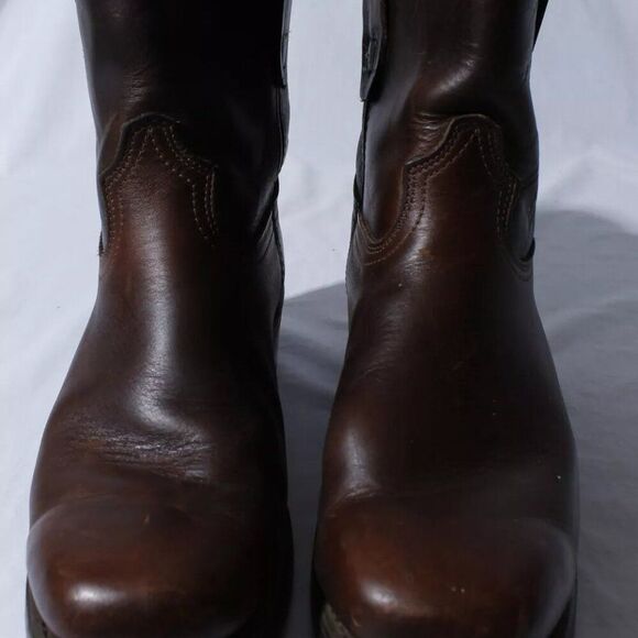 Vintage Vulcan Durango Men's Vintage Leather Boots. - Picture 3 of 7